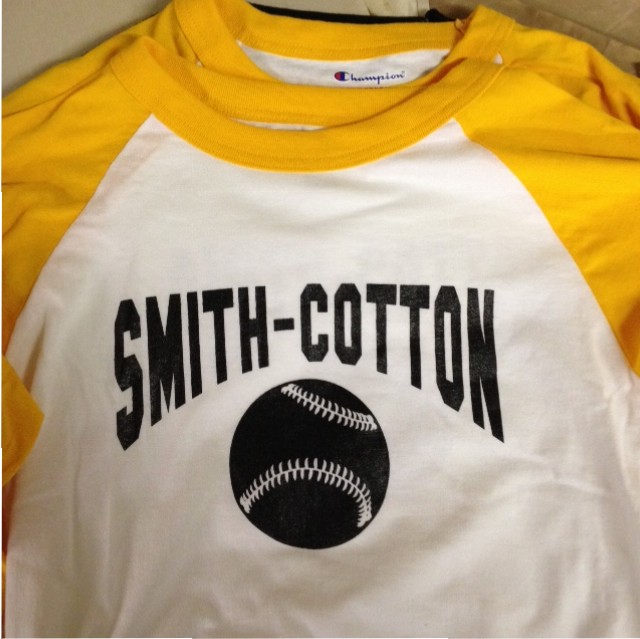 smith cotton baseball screen printing